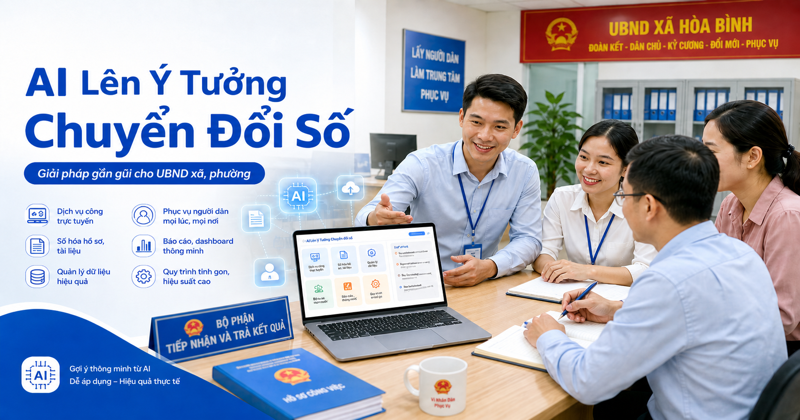 AI lên ý tưởng chuyển đổi số